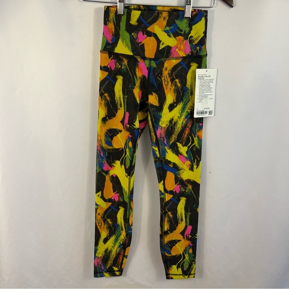 lululemon athletica Pants - Lululemon Wunder Train HR Tight 25" Womens Size 4 Geometric NEW NWT Yoga